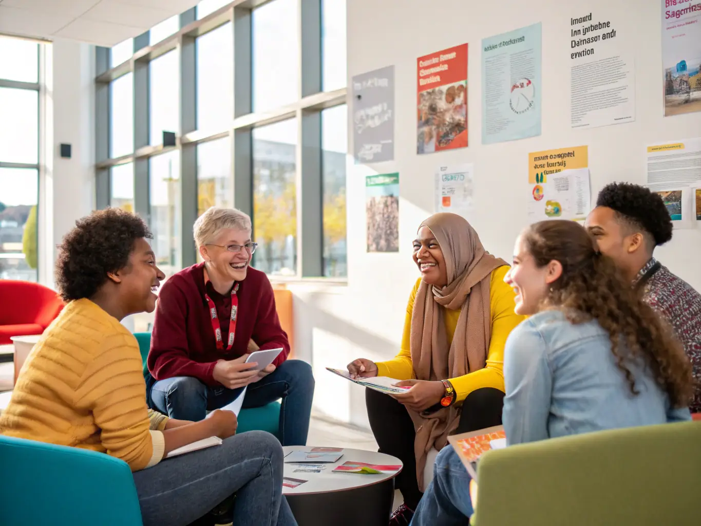 A diverse group of potential tenants viewing an apartment, showcasing the wide pool of qualified candidates available through Ries Relocation.